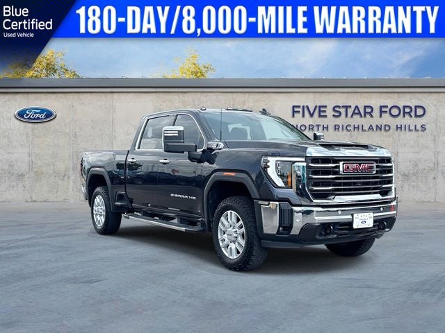2024 GMC Sierra 2500HD SLT in Titanium Rush Metallic — front three-quarter view