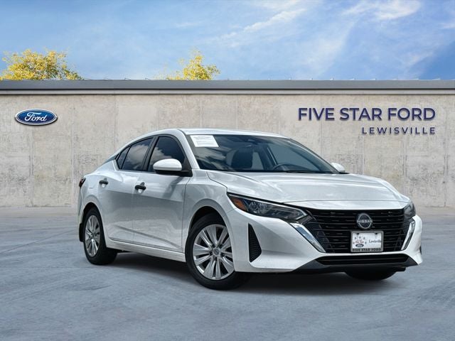 2024 Nissan Sentra S in Fresh Powder — front three-quarter view
