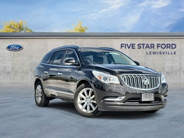 2014 Buick Enclave Premium Group in Mocha Bronze Metallic — front three-quarter view