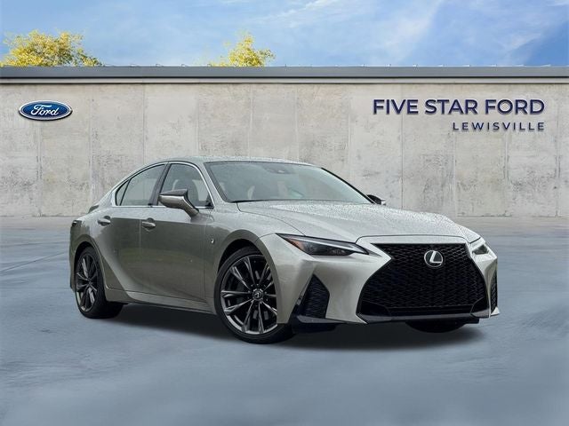 2023 Lexus IS 350 F SPORT in Atomic Silver — front three-quarter view
