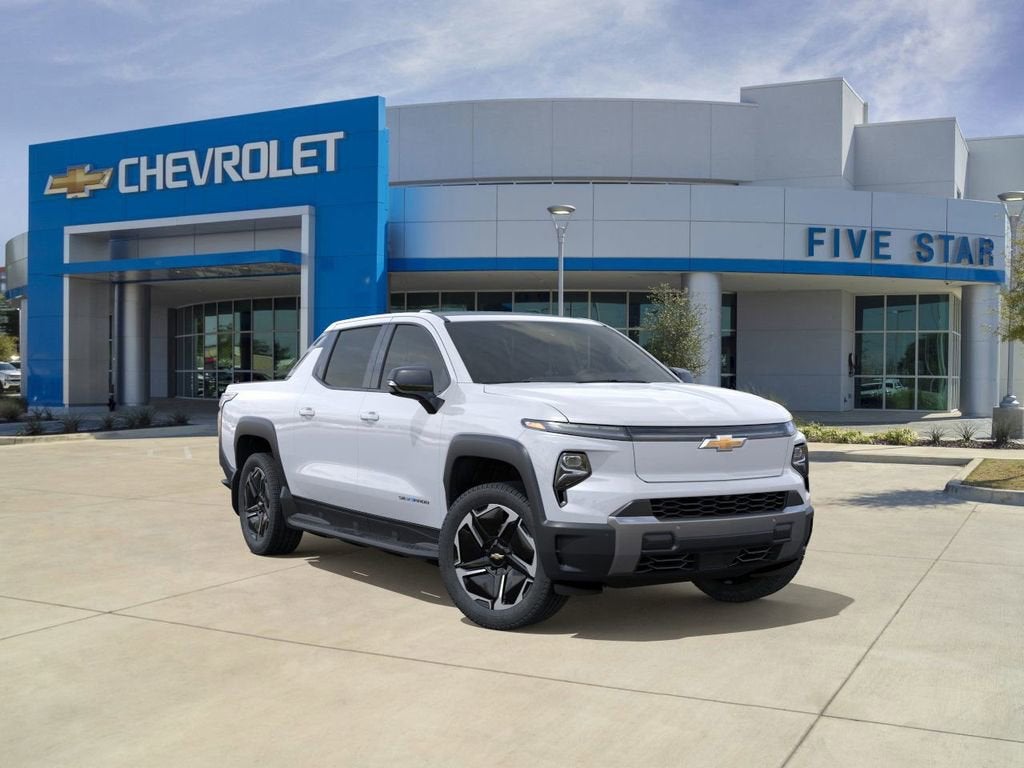 2026 Chevrolet Silverado EV LT - Max Range in Summit White — front three-quarter view