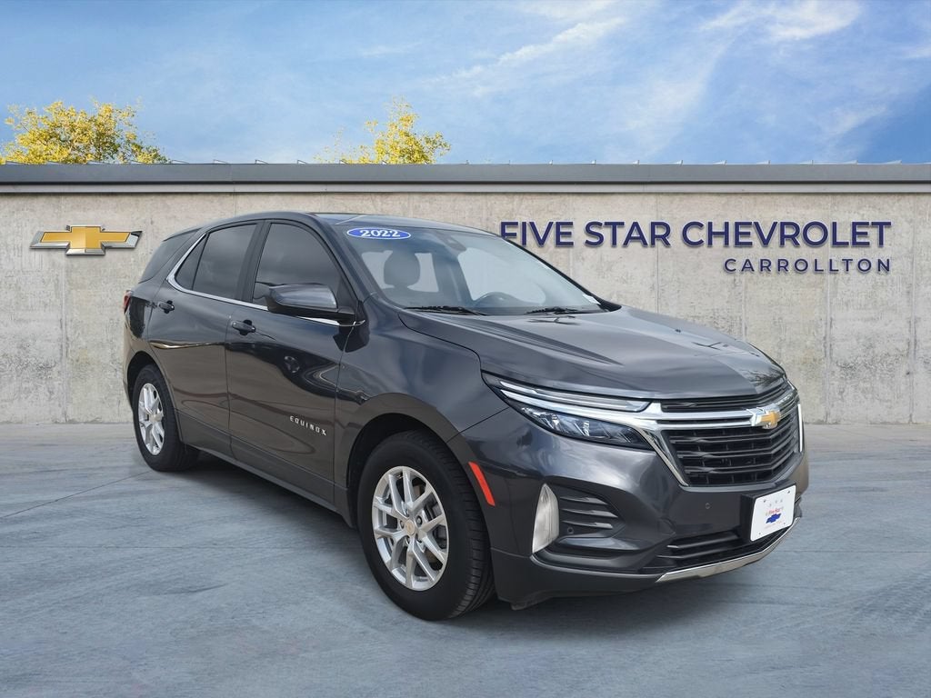 2022 Chevrolet Equinox LT in Iron Gray Metallic — front three-quarter view
