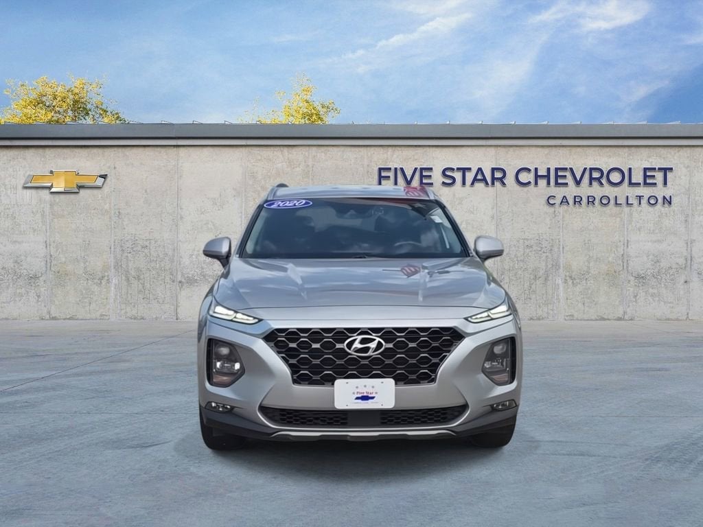 2020 Hyundai Santa Fe — rear three-quarter view