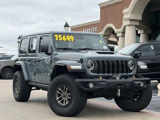 2024 Jeep Wrangler Rubicon 392 in Anvil Clear Coat — front three-quarter view