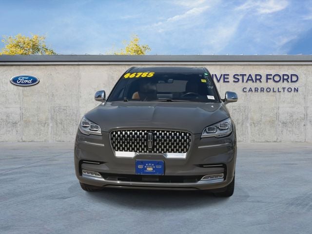 2022 Lincoln Aviator — rear three-quarter view