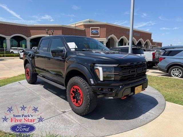 2025 Ford F-150 Raptor R in Black Metallic — front three-quarter view