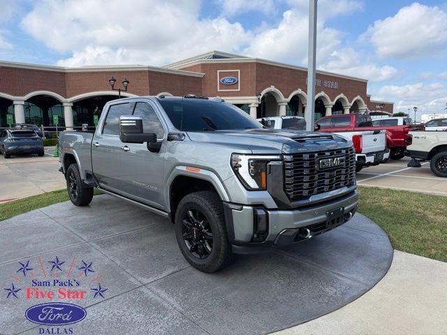 2024 GMC Sierra 2500HD Denali Ultimate in Sterling Metallic — front three-quarter view